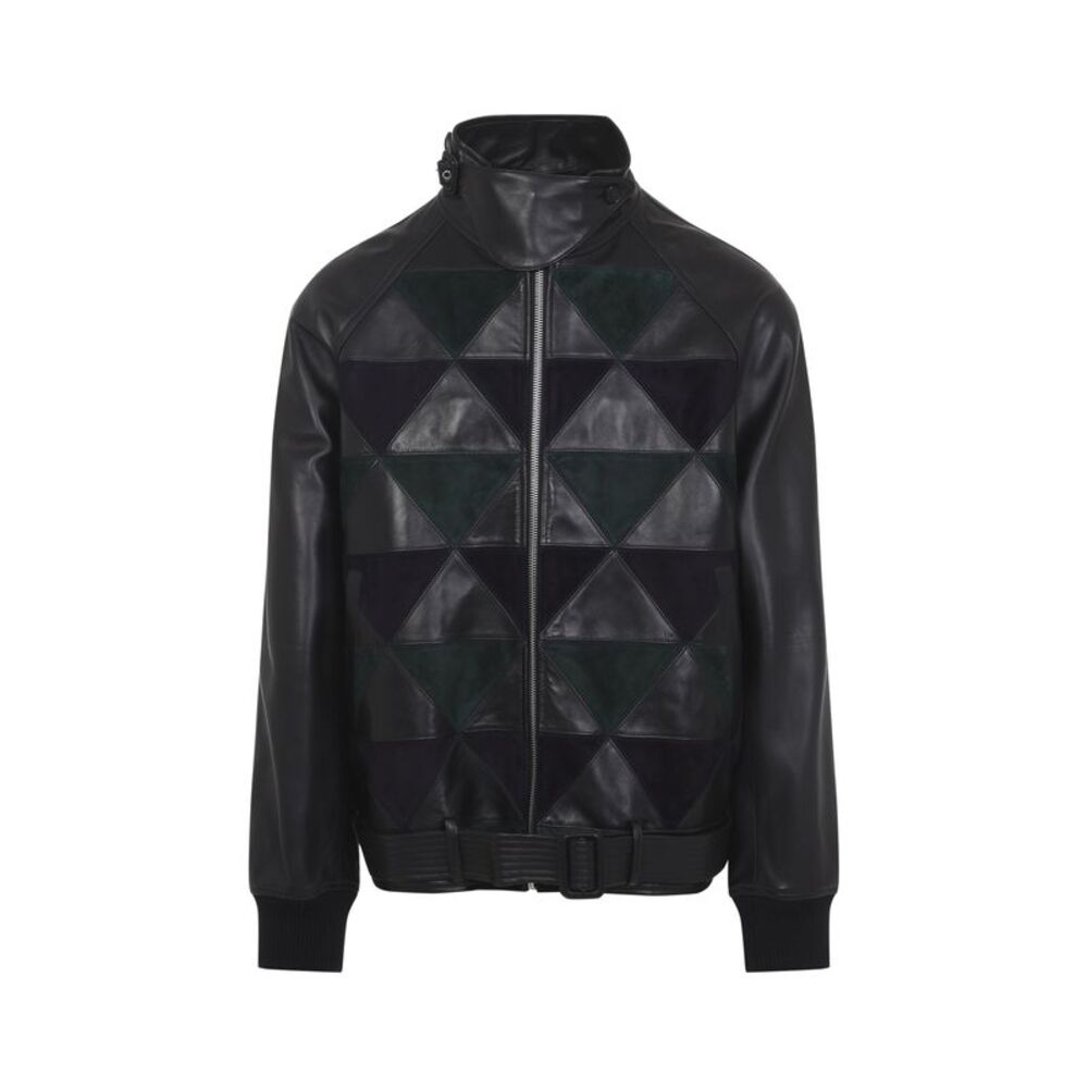 Lanvin Intarsia Bomber Jacket Men